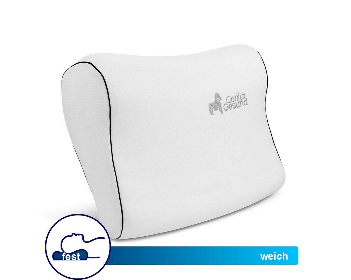 Gorilla Gesund Nackenkissen Gorilla Gesund Nackenkissen aus Memory Foam, fester Kern, Härtegrad: Fest, für die, die harte Kopfkissen bevorzugen von Gorilla Gesund