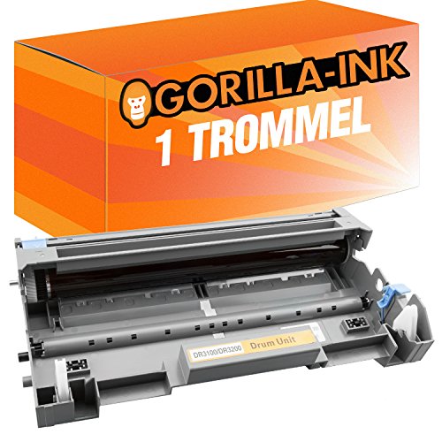 Gorilla-Ink 1 Bildtrommel XXL kompatibel mit Brother DR-3200 Schwarz HL-5380 DNLT HL-5380 DW HL-5380 DWLT DCP-8070 D DCP-8080 DN DCP-8085 DN MFC-8370 DN MFC-8380 DN von Gorilla-Ink