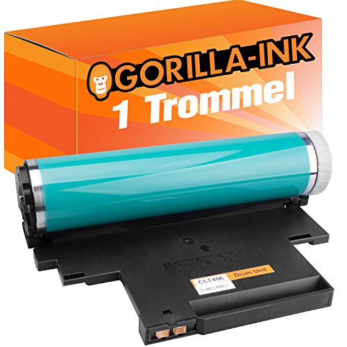 Gorilla-Ink 1 Trommel XXL kompatibel mit Samsung CLT-R406 | Geeignet für Samsung CLP-360 N 360 ND 365 W CLX-3300 3305 FN 3305 FW 3305 W SL-C 460 W Xpress C 410 W 430 W 460 FW 460 W 467 W 480 FN von Gorilla-Ink