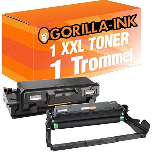 Gorilla-Ink 1 Trommel & 1 Toner XXL kompatibel mit Samsung MLT-R 204 & MLT-D 204L M 3325ND M 3375FD M 3825D M 3825DW M 3825ND M 3825 Series von Gorilla-Ink