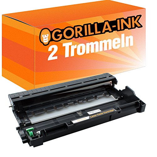 Gorilla-Ink 2X Trommel kompatibel mit Brother DR-2300 L2300D L2340DW L2360DN L2365DW L2700DW L2700DN L2720DW L2740DW L2500D L2520DW L2540DN L2560DW L2700DW von Gorilla-Ink