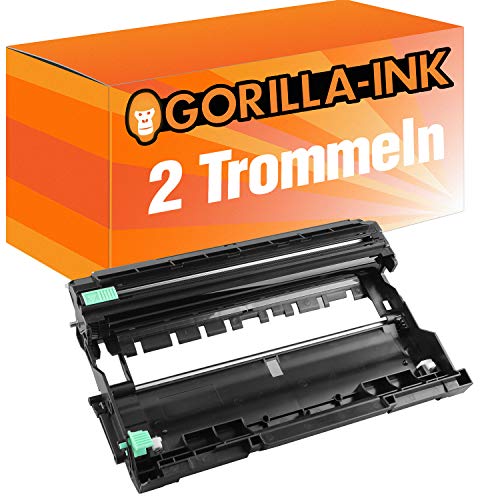 Gorilla-Ink 2X Trommel kompatibel mit Brother DR-2400 DCP-L 2530DW DCP-L 2537DW MFC-L 2732DW MFC-L 2730DW von Gorilla-Ink