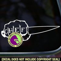 Faust Kochmesser Cook Baker Tattoo Vinyl Aufkleber Sticker von GorillaDecals