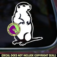 Präriehund Haustier Vinyl Aufkleber Sticker von GorillaDecals