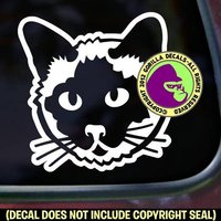 Siamkatze # 1 Breed Kitty Pet Love Vinyl Aufkleber von GorillaDecals