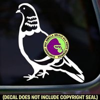 Taube Vogel Haustier Liebe Keeper Rasse Vinyl Aufkleber von GorillaDecals