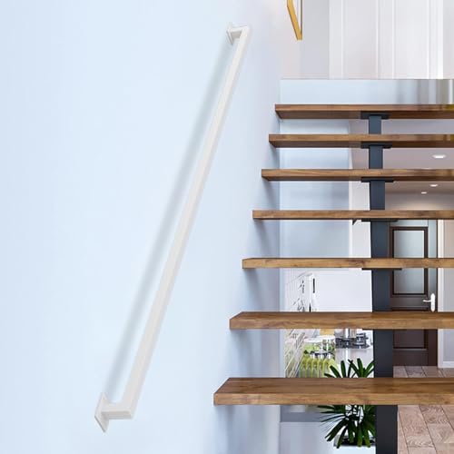 Gorssen 400cm Handlauf für Treppen Innen Aussen Haltegriffe Rohrförmiges Handfußgeländer Sicherheitsgeländer Türgriff Treppengeländer Halter mit Halterungen - Komplettset von Gorssen