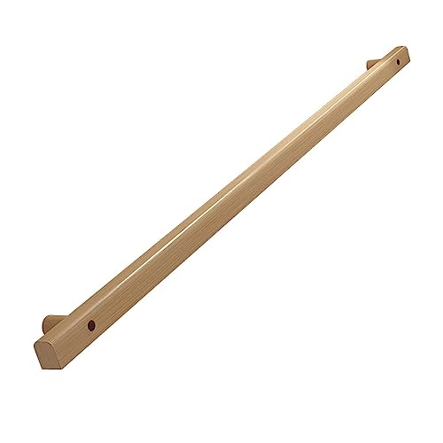 Gorssen Handlauf Holz Handlauf Geländer,Handläufe für Treppen, Treppengeländer Innen,Geländer aus Holz,Rutschfreier Haltegriff,Geeignet für Treppen,Wand,Flur,Badezimmer Handlauf von Gorssen