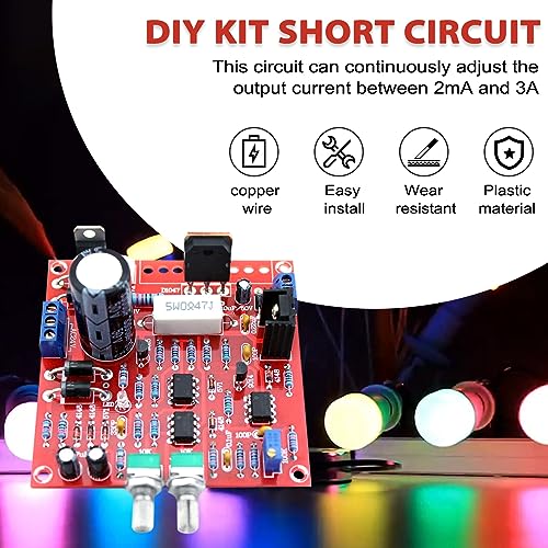 Gosera 0-30V 2MA-3A Einstellbares DC Reguliertes Netzteil DIY Kit Kurz Mit Schutz von Gosera