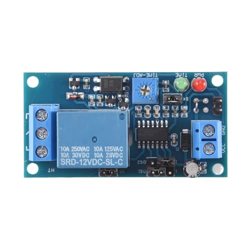 Gosera 12V DC VerzöGerung Relais VerzöGerung Einschalt- / Aus Schalten Schalter mit Timer von Gosera