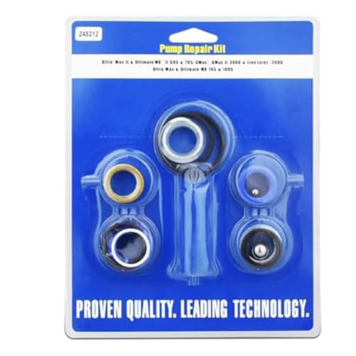 Gosera 248212 Pumpenreparatursatz für GracoAirless FarbspritzgeräT Ultra Max II 695 795 LineLazer 3900 Aftermarket 1 Satz Gosera 248212 Pumpenreparatursatz für GracoAirless FarbspritzgeräT Ultra Max II 695 795 LineLazer 3900 Aftermarket 1 Satz von Gosera