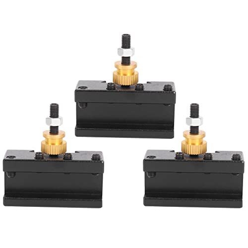 Gosera 3 Teiliges Mini Dreh Maschinen Schnell Werkzeug Pfostenhalter Kit (1/4-1/2), CNC Bohr/Dreh/Planhalter Set von Gosera