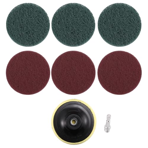 Gosera 4 Bohr Maschine Power BüRste Fliesen WäScher Scheuer SchwäMme Reinigungs Set, Hoch Leistungs Haushalts Reinigungs Werkzeug (Bohrer Nicht im Liefer Umfang Enthalten) von Gosera