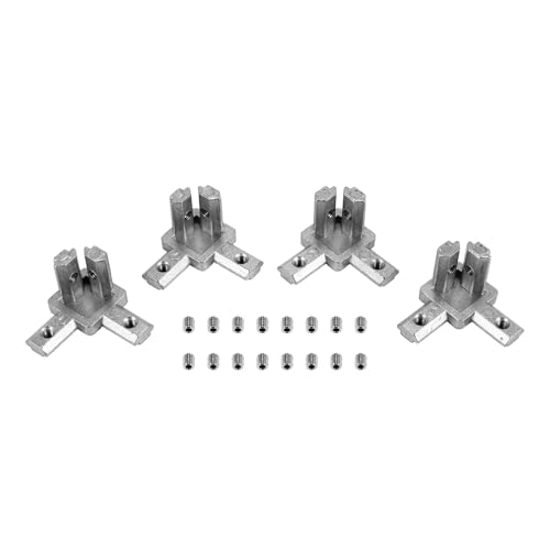Gosera 4 StüCk 2020 Series 3 Wege Eckhalterung für 6 Mm T Schlitz 20 X 20 Mm Aluminium Extrusion Profil Nach EuropäIscher Norm Gosera 4 StüCk 2020 Series 3 Wege Eckhalterung für 6 Mm T Schlitz 20 X 20 Mm Aluminium Extrusion Profil Nach EuropäIscher Norm von Gosera