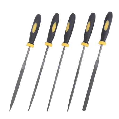 Gosera 5 StüCk/Satz Professionelle Technische Diamantfeile 3X140Mm FloßNadel Metallschneidewerkzeug Glas Metall Steinschnitzerei von Gosera