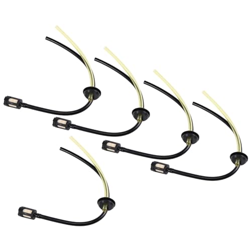 Gosera 5 Teile/Satz Kraftstoff Rohr Tank Filter für Strimmer Trimmer Freischneider Ketten SäGe Kraftstoff Leitung Filter von Gosera