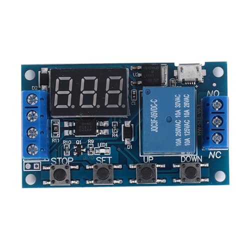 Gosera -521 Digitale Zeit VerzöGerung 1 Wege Relais Trigger Zyklus Timer VerzöGerungs Schalter Platinen Timing von Gosera