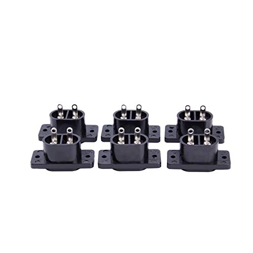 Gosera 6 X AC 250V 2.5A IEC320 C7 Buchse LöTkelch Pins Stromanschluss von Gosera