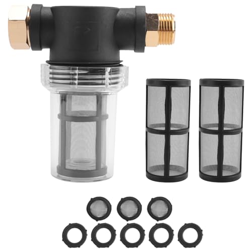 Gosera Sediment Filter Befestigungs Leitung Wasser Filter, Garten Filter für Hochdruck Reiniger Einlass Wasser von Gosera