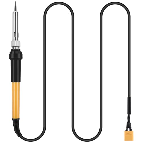 Gosera Tragbarer Löt Kolben - Anschluss - Verwendung Mit 3S 12V Lipo Batterie - Perfekt Für Drohnen Rc Ausrüstung, Elektronik Reparatur von Gosera