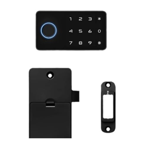 Gosera Tuya Smart-Karten-Schubladen-Schrank-Biometrie-Fingersabdruckschloss, Home Keyless Electronic Lock, APP-Entsperrung Locker von Gosera