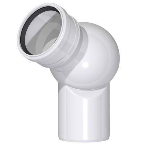 Einstellbare drehbare Universalellbogenkugel Abwasserinstallation 50 mm Rohrdurchmesser von GOSHE