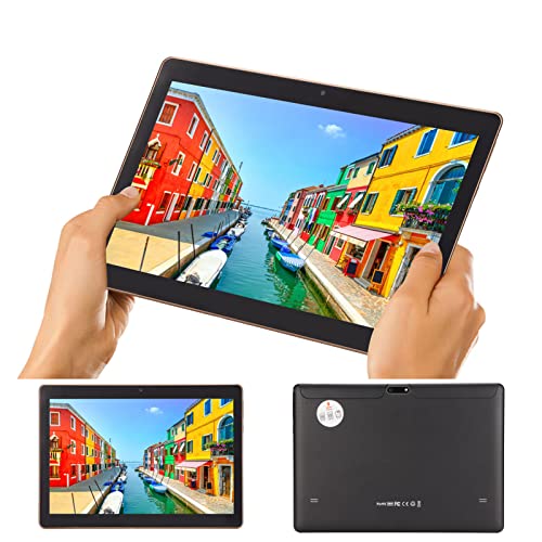 10,1-Zoll-HD-Tablet, 4G-WLAN-Dual-Card-Dual-Standby-Tablet mit Drei Kartensteckplätzen, 1280 X 800-Tablet, Octa-Core-CPU-Prozessor, 4 GB RAM 64 GB ROM, mit 2 Millionen PX 5 Millionen PX Front-(EU) von Goshyda