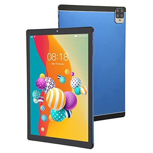 10,1-Zoll-Tablet mit Hülle Im Lieferumfang Enthalten, 3 GB RAM 32 GB ROM, Touchscreen-Computer, WLAN, 10-Core-CPU, 6 GB RAM 128 GB ROM, 8800-mAh-Akku von Goshyda
