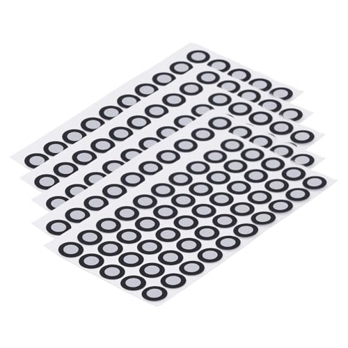 3D -Tracking -Punkt, 15 Blech X 50 Reflektiermarkierungen 6mm Innendurchmesser 10 Mm Außendurchmesser 3D Scanmarker für Optische Mapping und Maschinelles Sehen von Goshyda