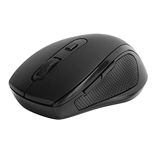 Drahtlose Maus, Optische Maus, 2,4 GHz, Ergonomische Mäuse, Notebook-Desktop-Computerzubehör für Büro/Spiele(schwarz) von Goshyda