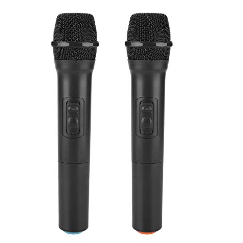 Goshyda Drahtloses Handmikrofon Universelles drahtloses UKW-Handmikrofon mit Empfänger/Antenne für Karaoke/Geschäftstreffen von Goshyda
