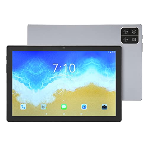 Goshyda 10-Zoll-Tablet, Auflösung 1920 X 1200, 8 GB RAM, 128 GB ROM, Octa-Core-CPU, 8 MP Vorne, 16 MP, Hinten, Unterstützung für BT GPS, WiFi, PC-Tablet für Android 11 von Goshyda