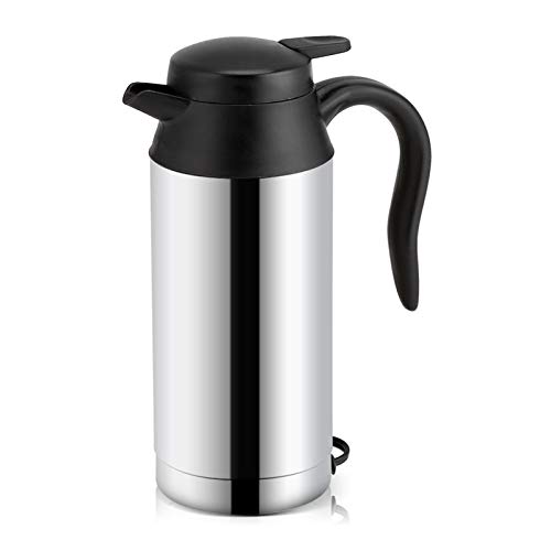 Goshyda 12 -V -Autoheizungspfus, 750 Ml 304 Edelstahl Elektrischer Kaffeekessel mit Automatischer Ausschaltung Gut Abdichtung für die Reise von Goshyda