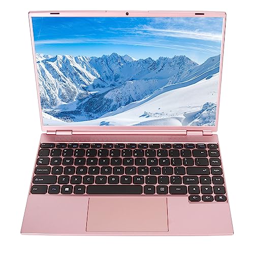 Goshyda 14-Zoll-Laptop, 1920 X 1200 IPS-Touch-Display, 8 GB RAM, 128 G Bis 1 TB Festplatte, Quad-Core-CPU, Unterstützt 2,4 G 5 G WiFi BT 2 USB 3.0 Typ C, für Win 11 (8 GB + 256 GB von Goshyda