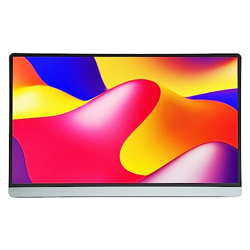 Goshyda 16,1 Zoll Tragbarer, 1080P FHD Display 178 Grad Winkel USB C HDMI Ultra Slim, Gaming Laptop für PS3 4 5 für OS X (EU-Stecker) von Goshyda