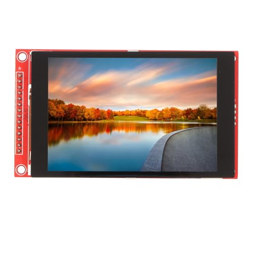 Goshyda 2,8-Zoll-SPI-Seriell-ILI9341-Touchpanel-LCD mit Touch-Stift, 480 X 320 HD-Auflösung, SPI-Schnittstelle, Multifunktion Zur Speicherkartenerweiterung von Goshyda