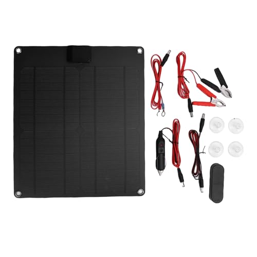 Goshyda 30W Solarpanel Ladegerät, Solar Battery Rinnle Ladegerät IP67 Water Proof, Tragbare Solarpanel mit Controller für Bootsautos RV Goshyda 30W Solarpanel Ladegerät, Solar Battery Rinnle Ladegerät IP67 Water Proof, Tragbare Solarpanel mit Controller für Bootsautos RV von Goshyda