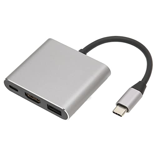 Goshyda 4K-auf-Hub, 3-in-1-Adapter, USB 3.0, Stromversorgung, Kompatibel mit OSX-Laptops von Goshyda