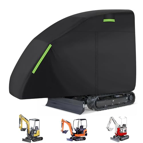 Goshyda Baggerabdeckung für Bobcat E32 E20 E10 für KX121-3U10-3U17 für CX17C, 210d Oxford Stoff Reißverschlüsse Baggerabdeckung, Sonne Regenstaub Schneeschutz Goshyda Baggerabdeckung für Bobcat E32 E20 E10 für KX121-3U10-3U17 für CX17C, 210d Oxford Stoff Reißverschlüsse Baggerabdeckung, Sonne Regenstaub Schneeschutz von Goshyda