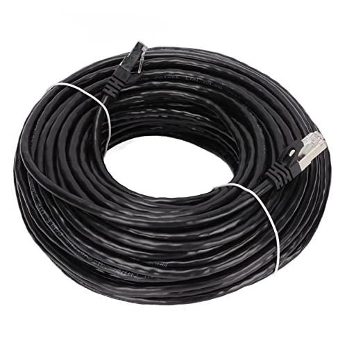 Goshyda Cat 6-Ethernet-Kabel, Gigabit High Speed ​​40 Gbit/s, Robustes Internet-LAN-Kabel, RJ 45-Stecker, Internetkabel, EMI-Schutz, für LAN-Netzwerke, PCs, Server, Drucker (30m) von Goshyda