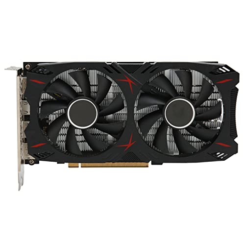 Goshyda Computer-Grafikkarte, GTX1060 6G GDDR5 192bit 1620MHz 8160MHz 4K Unterstützt PCI Express 3.0, Gaming-Grafikkarten mit 2 Lüftern von Goshyda