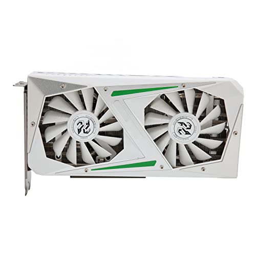 Goshyda Computer-Grafikkarte, RTX3060 12 GB 192 Bit GDDR6 1320 MHz 9375 MHz PCI Express 4.0 HD Multimedia-Schnittstelle, Gaming-Grafikkarte mit Zwei Lüftern von Goshyda