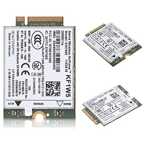 Goshyda EM7455 4G LTE-Modul, drahtloses Ersatz-EM7455 für Dell DW5811e Qualcomm 4G LTE WWAN NGFF-Kartenmodul von Goshyda
