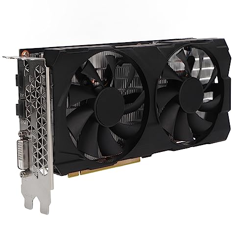 Goshyda GTX 1660super Gaming-Grafikkarte, DVI DP HDMI-Grafikkarte, Dual-Lüfter, 6 GB GDDR6 192-Bit-Grafikkarte von Goshyda