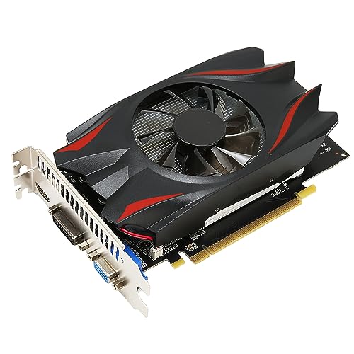 Goshyda GTX650 2 GB GDDR5 128 Bit Gaming-Grafikkarte, Desktop-Computer-PC-Grafikkarte, HDMI, DVI, VGA, PCI Express 3.0, 2560 X 1600 (GTX650 2G) von Goshyda