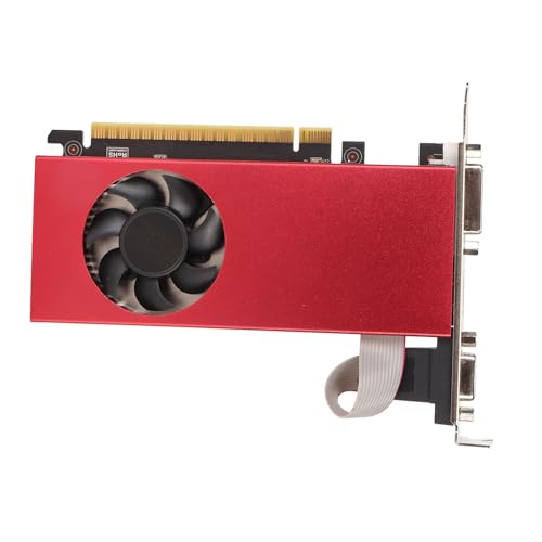 Goshyda GTX750TI 4 GB Grafikkarte, 4K HD-Ausgang, 1020 MHz 5400 MHz, 640SP, DVI-Schnittstelle, Lüfterkühlung, DirectX 12, GDDR5, Lange Lebensdauer, Geeignet für Home-Office-Desktop-PC von Goshyda