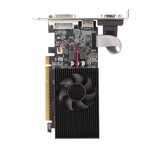 Goshyda Gaming-Grafikkarte, GT730 4 GB DDR3 128 Bit VGA HDMI DVI-Anschluss 700 MHz 500 MHz PCI Express 2.0x16, Computer-Grafikkarten mit Single von Goshyda