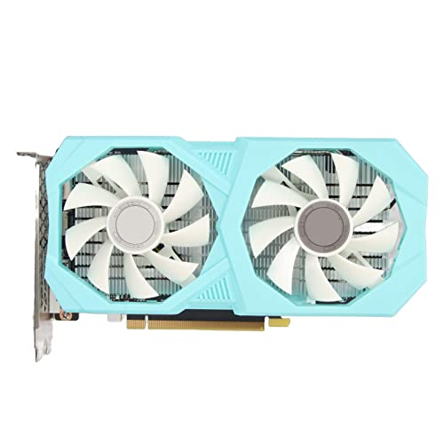 Goshyda Gaming-Grafikkarte, GTX1660S 6 GB GDDR6 192 Bit 1530 MHz GPU 1750 MHz Speichertakt PCI Express 3.0, Computer-Grafikkarte mit Dual-Lüfter von Goshyda