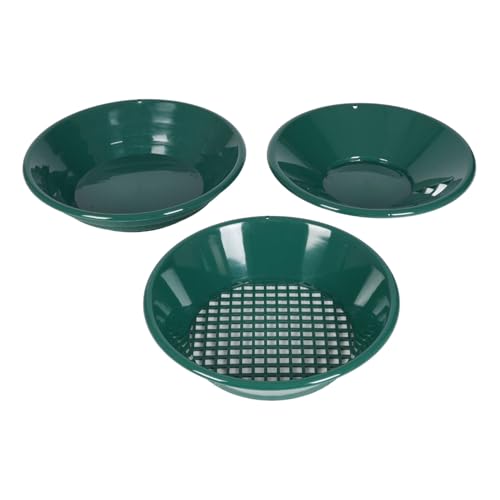 Goshyda Gold Panning -Kit, Inklusive 14 in 15 in Trap Pan 13.8 in Sieb, Outdoor Gold -Prospektionskollektionstools für Optimierte Gold -Prospektion von Goshyda