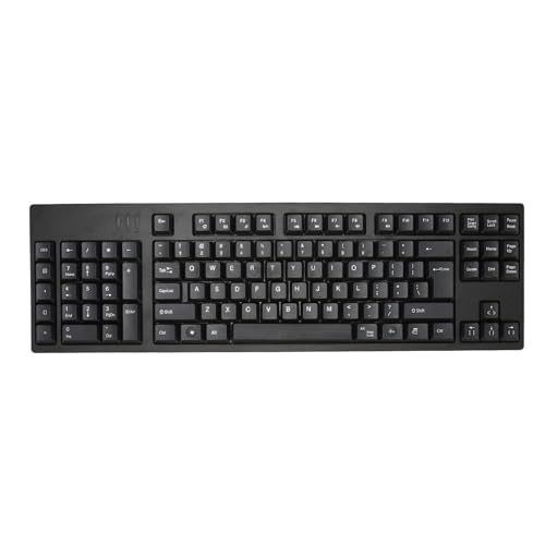 Goshyda Linkshänder-Tastatur, Ergonomische 109-Tasten-Micro-USB-Kabeltastatur, Plug-and-Play-Tastatur mit Linkem Nummernblock, Abnehmbares Kabel, für Business Accounting Designer von Goshyda